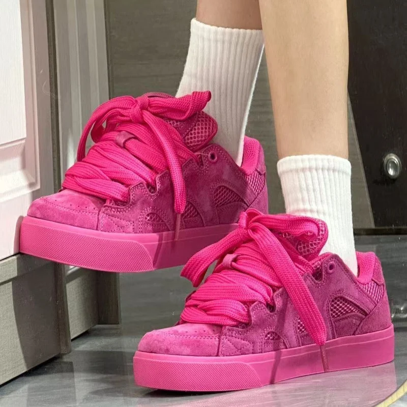 Damen Sportliche High-Top Sneakers mit innovativen Schnürsystem und dämpfender Sohle
