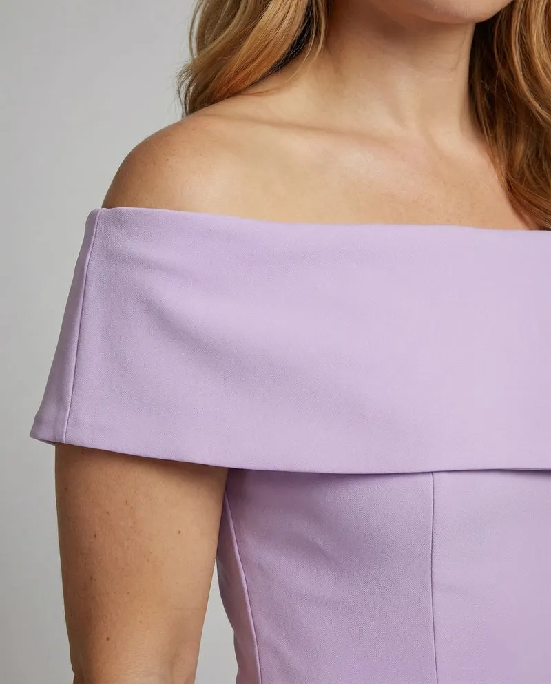 Damen Kurze Taillenpasse MischgewNord Taschene A-Linien-Minikleid