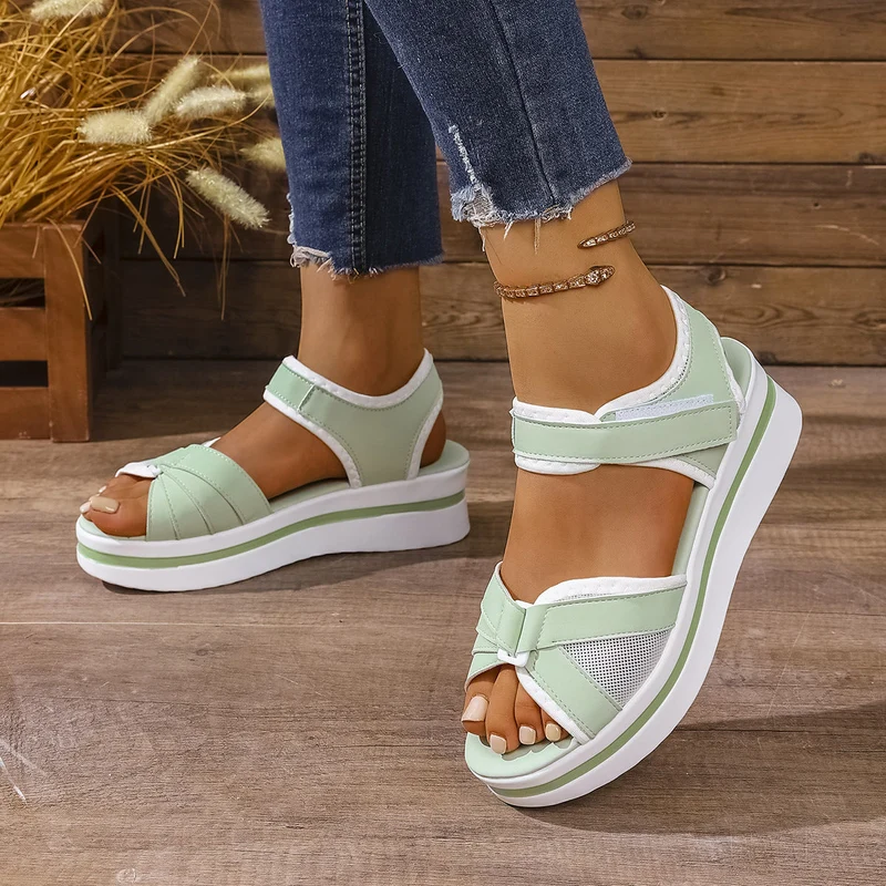 Damen Komfort Sandalen mit verstellbarem Riemendesign und ergonomischem Fußbett Nord Taschen