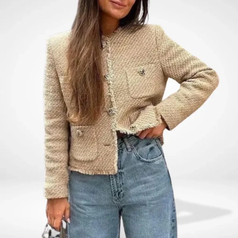 Nord Taschen | Übergangssaison Damen mit aufgesetzten Taschen – Estelle