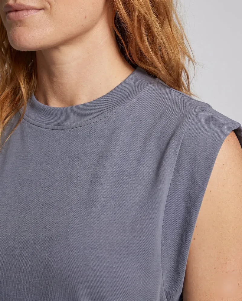 Damen Bequemes Sport-Set mit ärmellosem Oberteil und Shorts