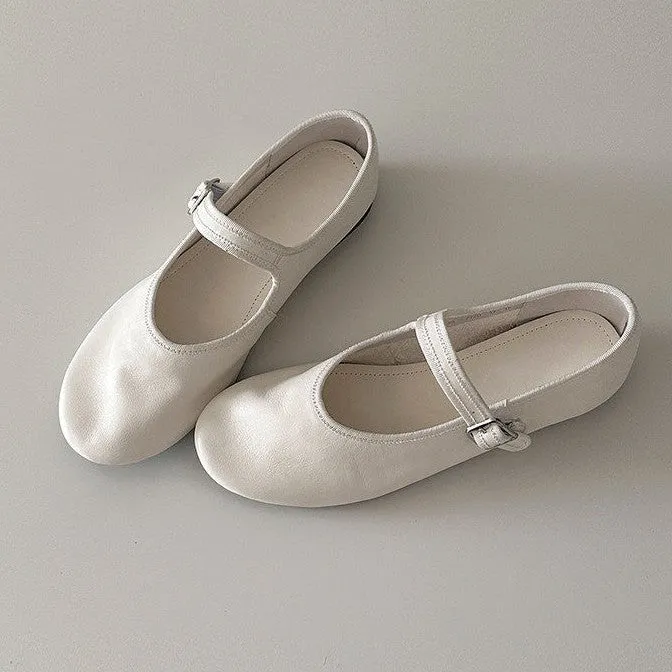 Damen Ballerinas mit verstellbarem Riemchen