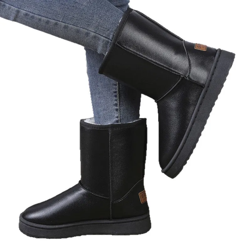 Damen kuschelige Winterboots mit warmem Innenfutter