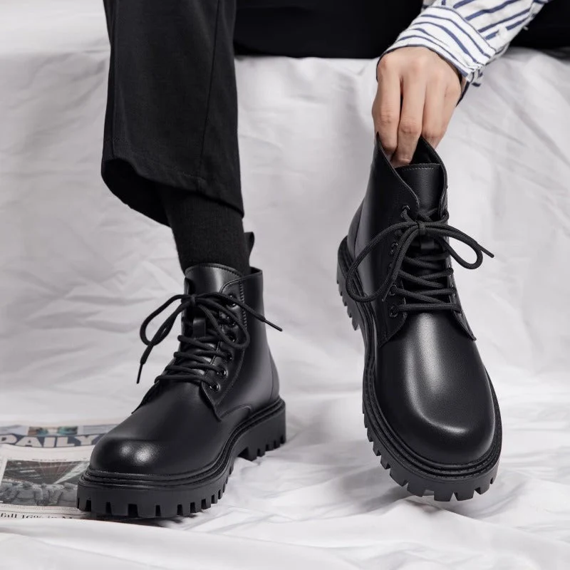 Herren robuste Stiefel mit rutschfester Sohle