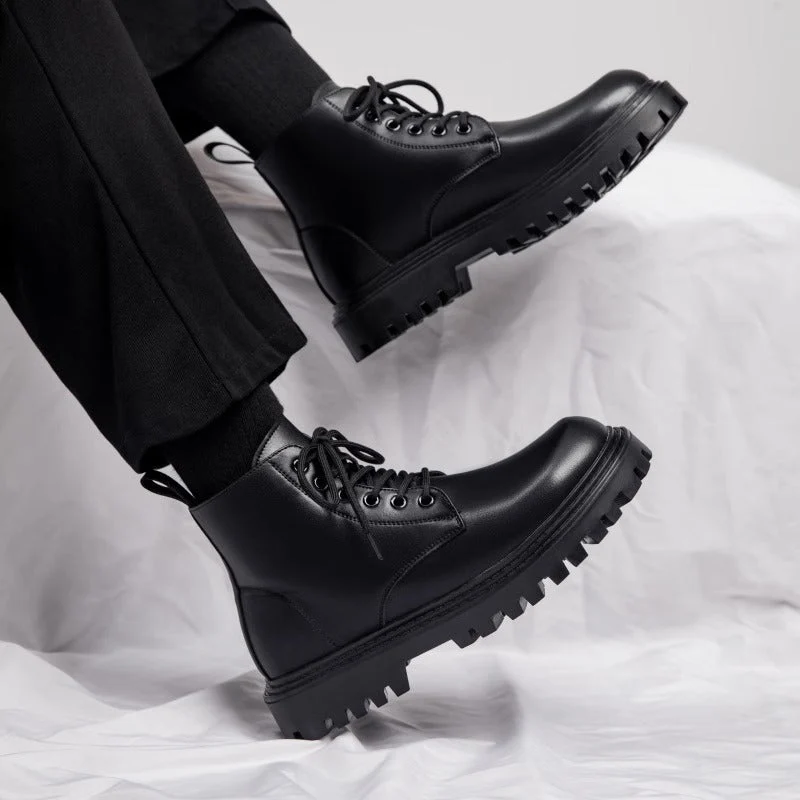 Herren robuste Stiefel mit rutschfester Sohle