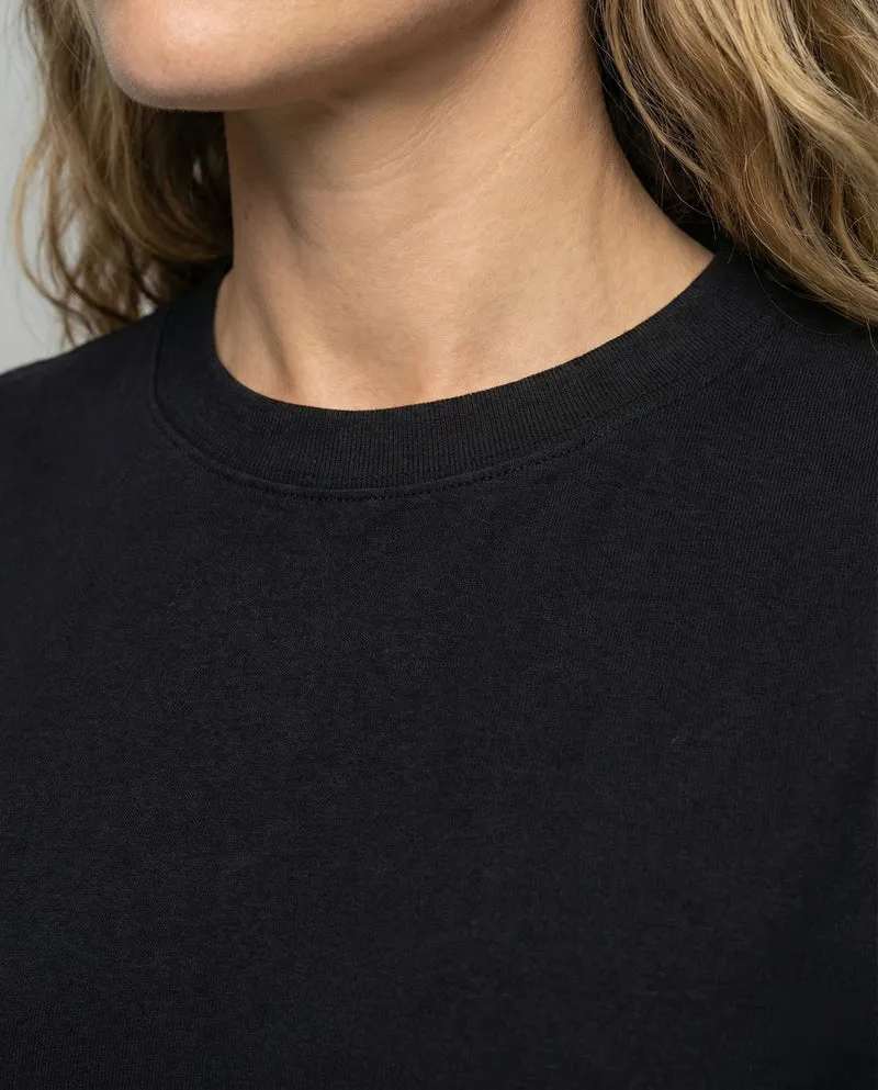 Damen Maxi-T-Shirt-Kleid mit Schlitz