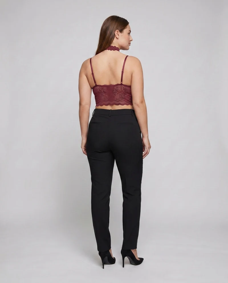 Damen Spitze Bralette mit verstellbaren Trägern und floralem Design