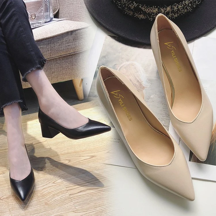 Damen elegante Spitzen Pumps mit komfortablem Blockabsatz Nord Taschen