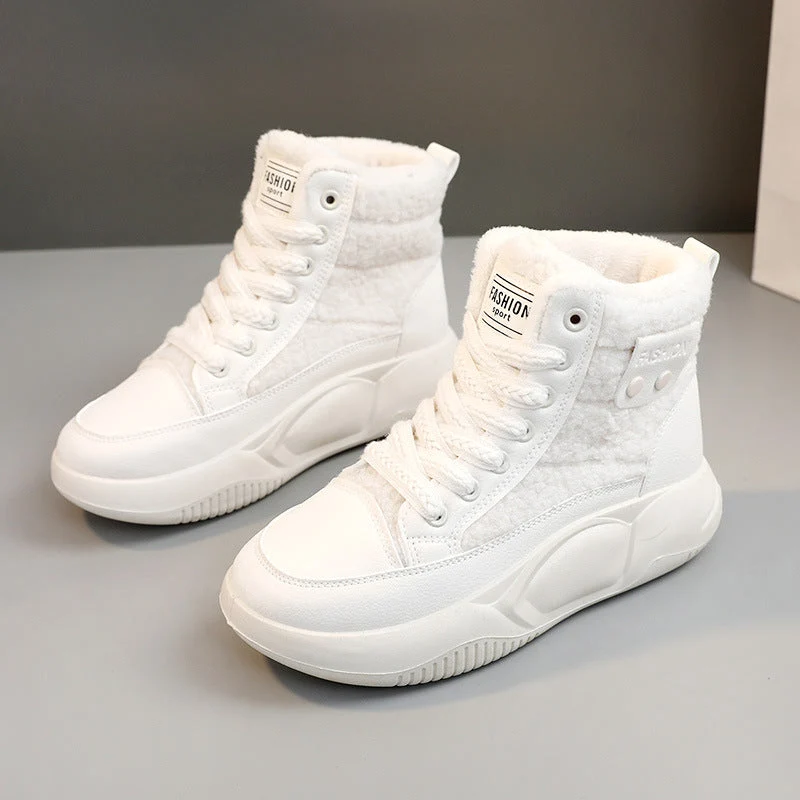 Damen High-Top Sneakers mit isolierendem Innenfutter und rutschfester Sohle