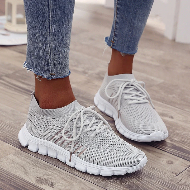 Damen Atmungsaktive und flexible Sportschuhe mit rutschfester Sohle