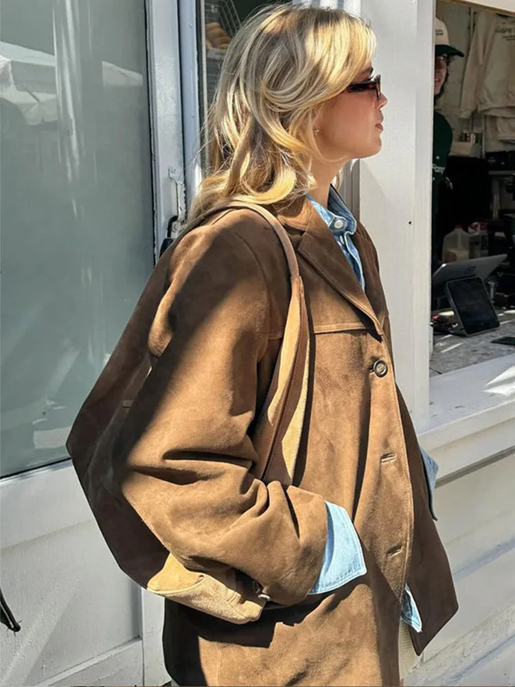 Jacke Klassisch Braun Wild jacke