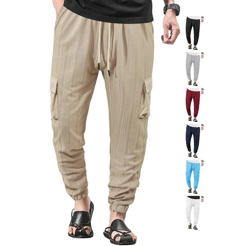 Damen Cargo-Hose aus leichtem Stoff Nord Taschen