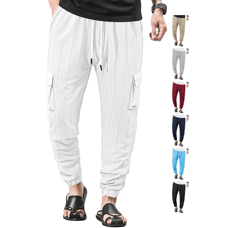 Damen Cargo-Hose aus leichtem Stoff Nord Taschen
