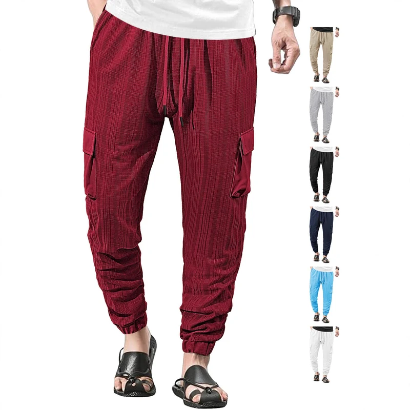 Damen Cargo-Hose aus leichtem Stoff Nord Taschen
