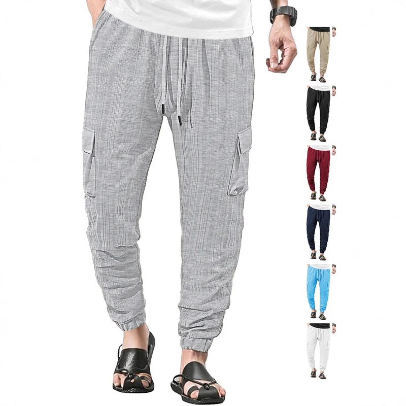 Damen Cargo-Hose aus leichtem Stoff Nord Taschen