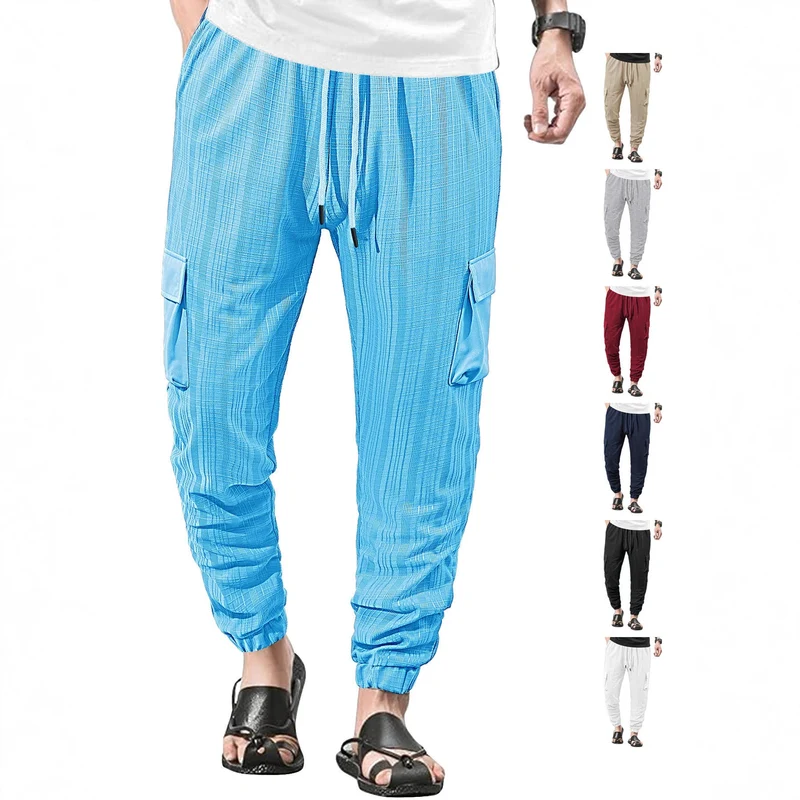 Damen Cargo-Hose aus leichtem Stoff Nord Taschen