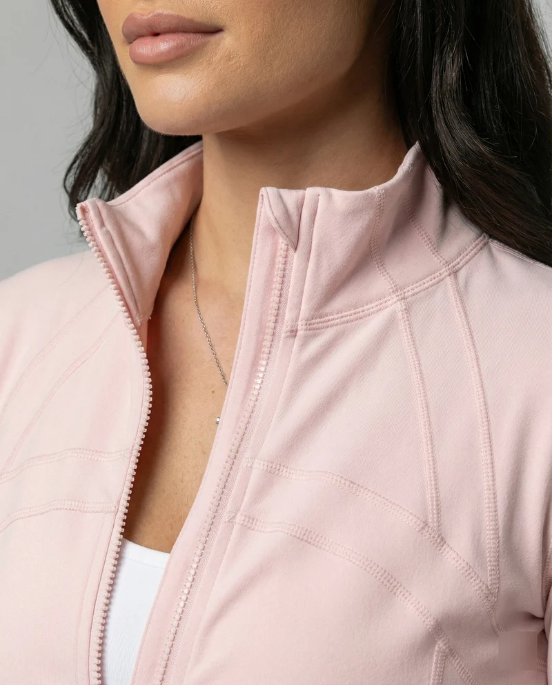Damen Sonnenschutzjacke aus Eisseide für Yoga Fitness und Sport Slim-Fit