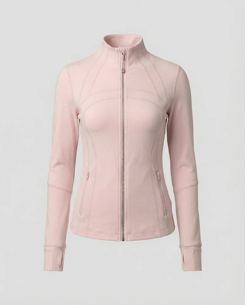 Damen Sonnenschutzjacke aus Eisseide für Yoga Fitness und Sport Slim-Fit