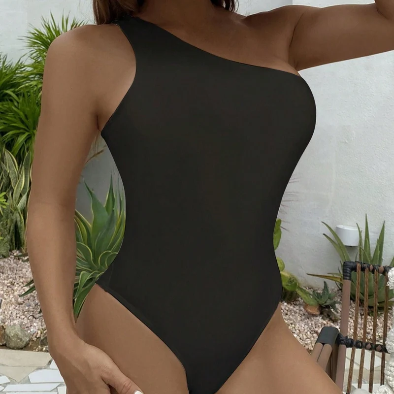 Damen asymmetrischer Badeanzug