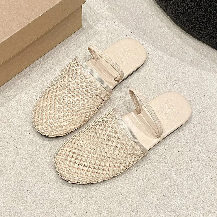 Damen komfortable und elegante offene Pantoletten
