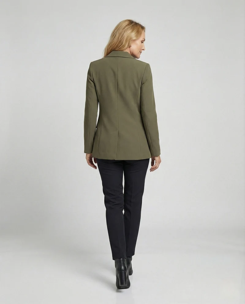 Damen Eleganter Blazer mit doppelter Knopfleiste