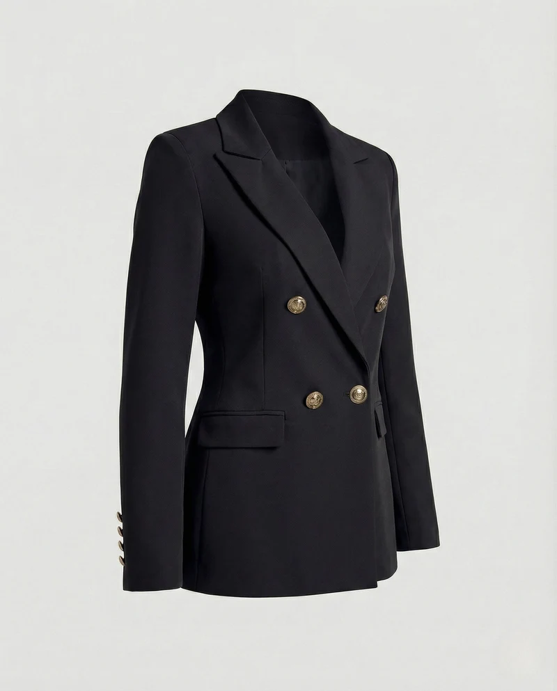 Damen Eleganter Blazer mit doppelter Knopfleiste