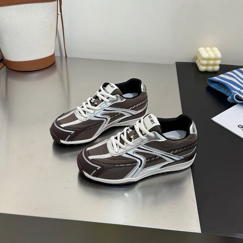Damen sportliche Mesh-Sneaker mit dämpfender Sohle und atmungsaktivem Design