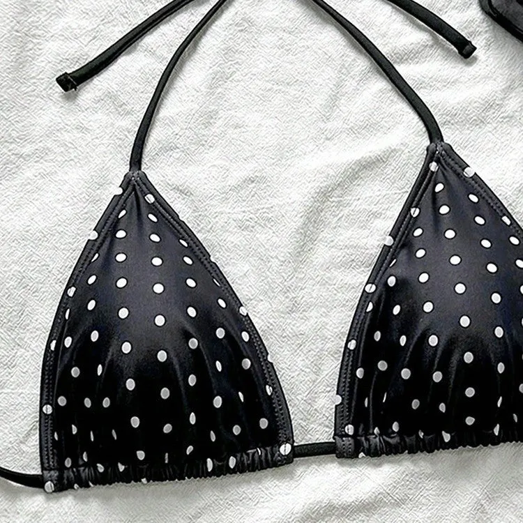 Damen Triangel-Bikinioberteil mit lässigen BindNord Taschenändern