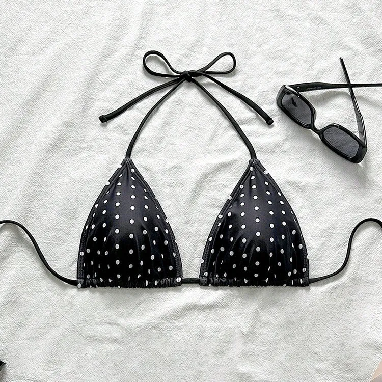 Damen Triangel-Bikinioberteil mit lässigen BindNord Taschenändern