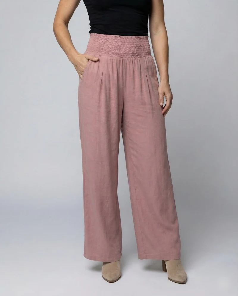 Damen Palazzo Hose Smokbund