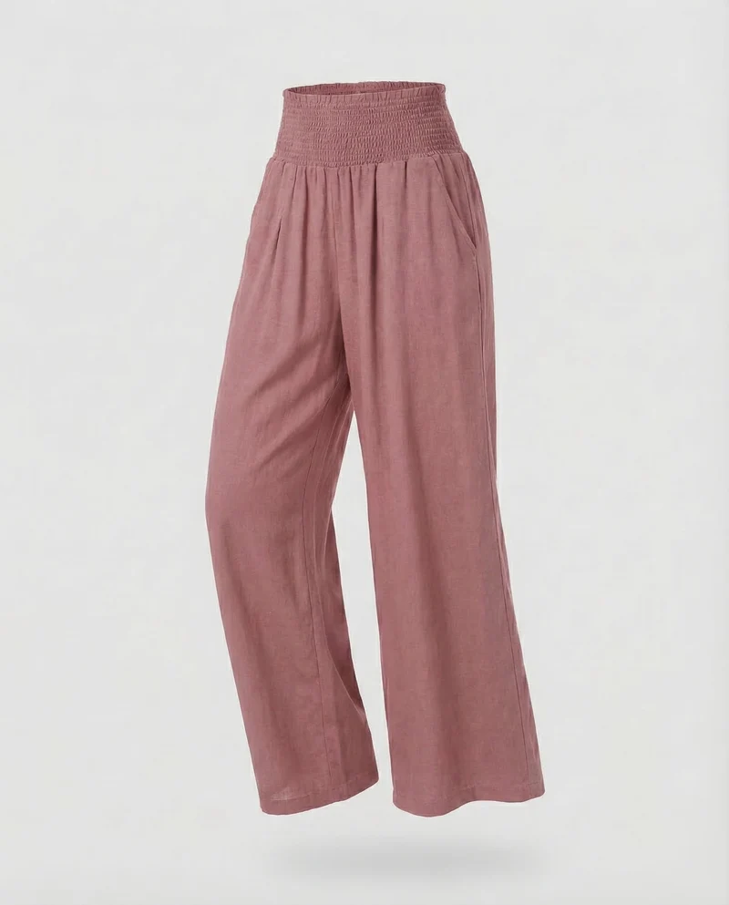 Damen Palazzo Hose Smokbund