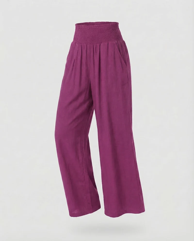 Damen Palazzo Hose Smokbund