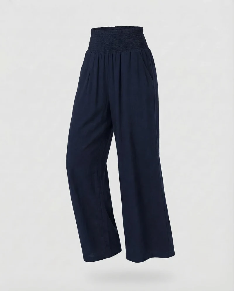 Damen Palazzo Hose Smokbund
