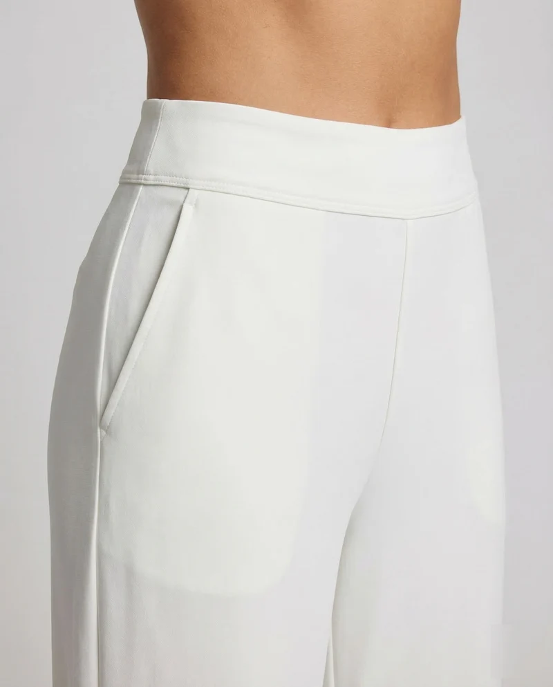 Damen Cordhose Gerippt High Waist Weites Bein