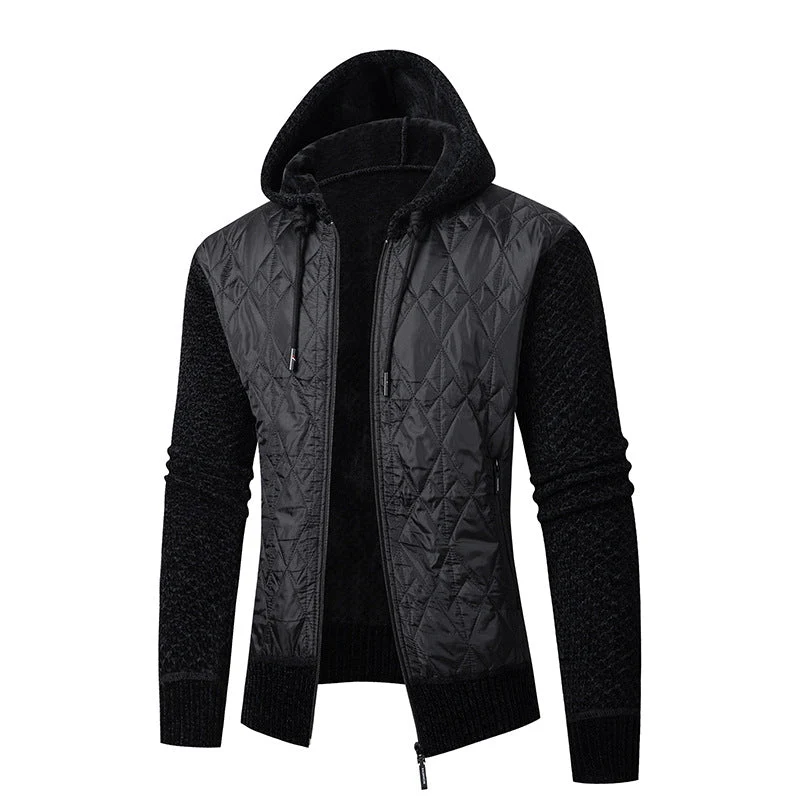 Herren sportliche Steppjacke mit weichem Innenfutter und praktischem Reißverschluss