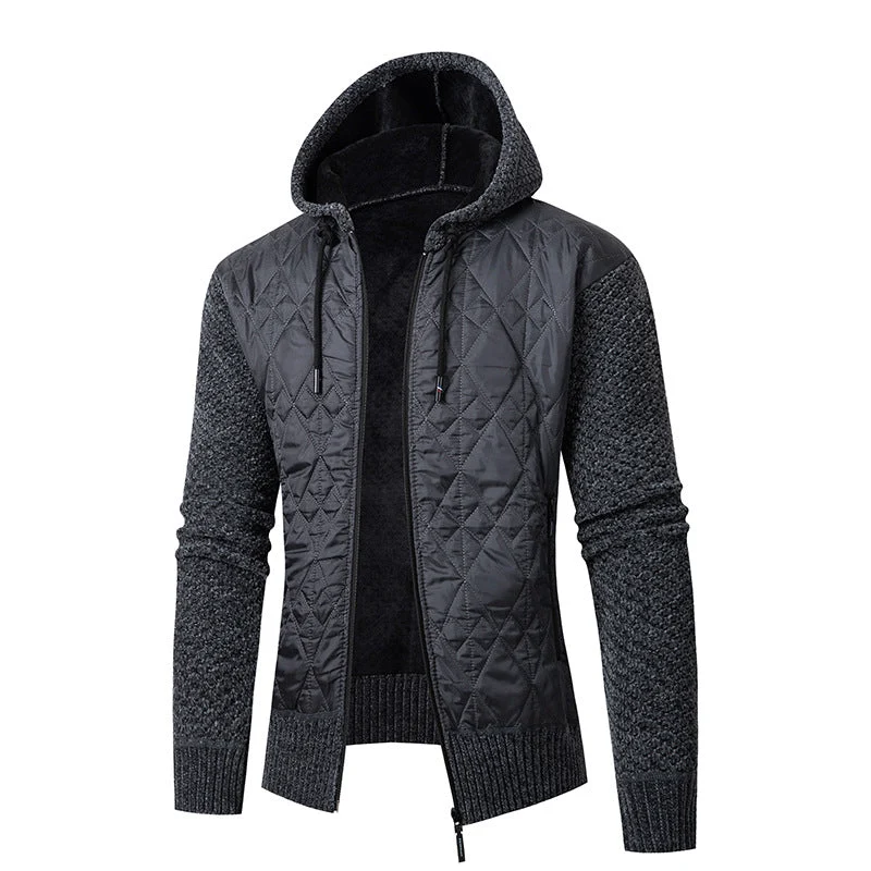 Herren sportliche Steppjacke mit weichem Innenfutter und praktischem Reißverschluss