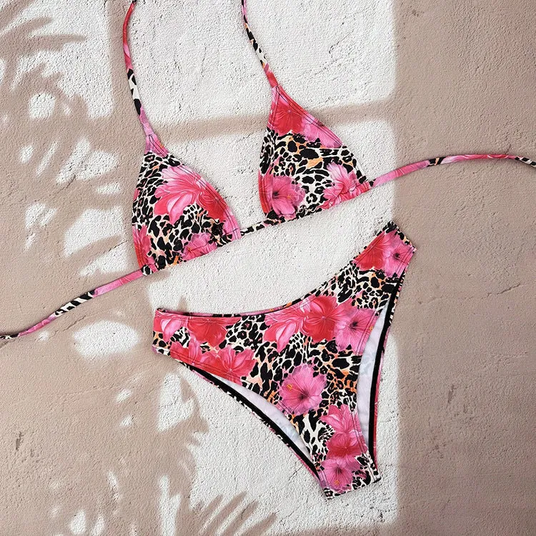 Damen Triangel-Bikini mit dekorativen Punkten Nord Taschen