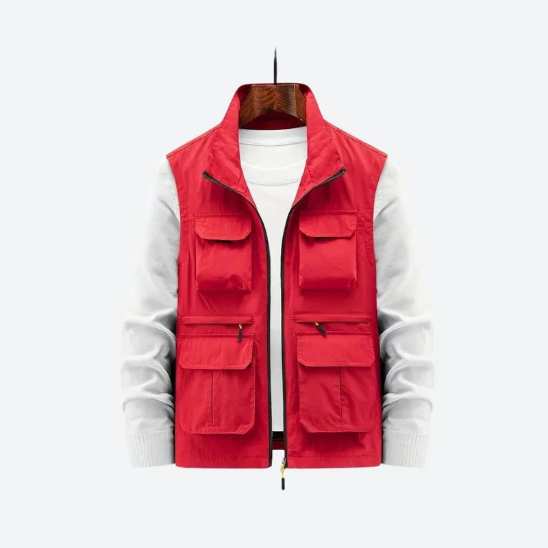 Nord Taschen | Herrenjacke mit Mehreren Reißverschlusstaschen