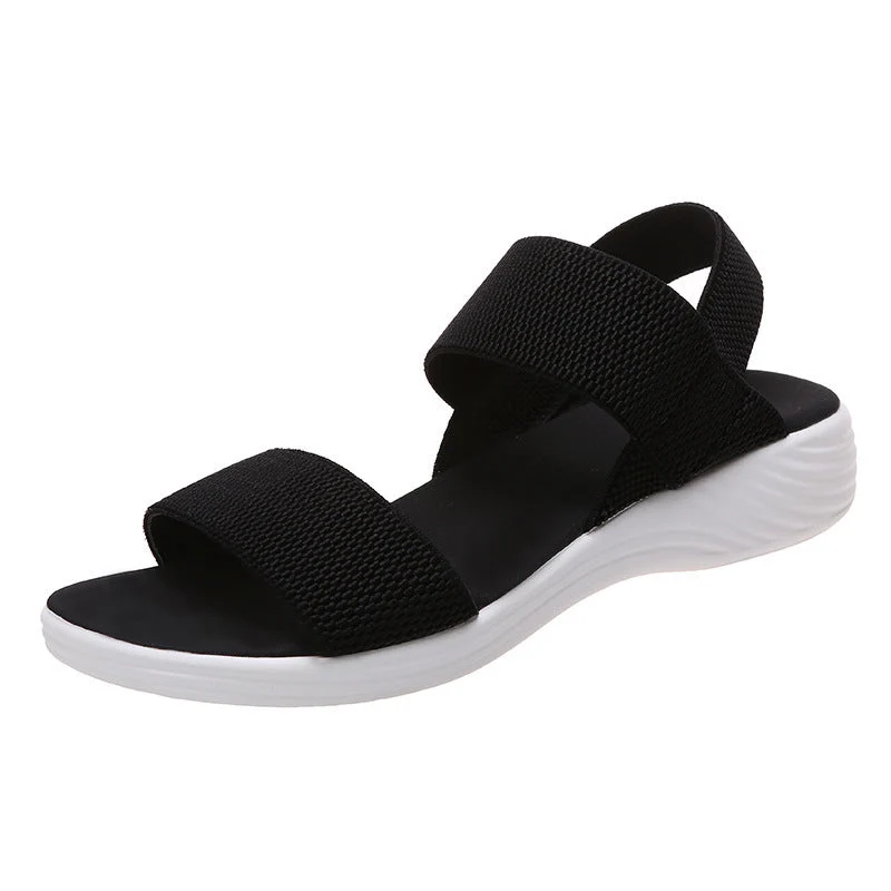 Damen Komfortable Sandalen mit elastischen Riemen Nord Taschen