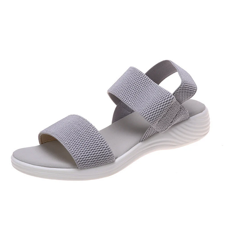 Damen Komfortable Sandalen mit elastischen Riemen Nord Taschen