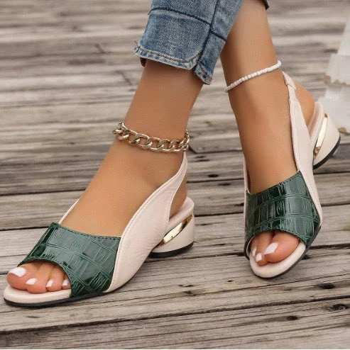 Damen Slingback-Sandaletten mit modischem Schnitt und rutschfester Sohle