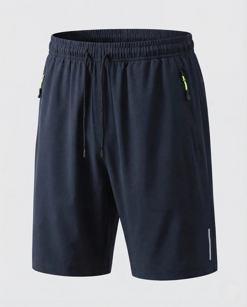 Herren Trainingsshorts Atmungsaktiv Reißverschlusstasche