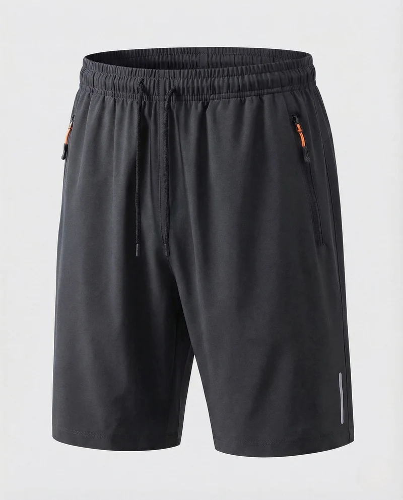 Herren Trainingsshorts Atmungsaktiv Reißverschlusstasche
