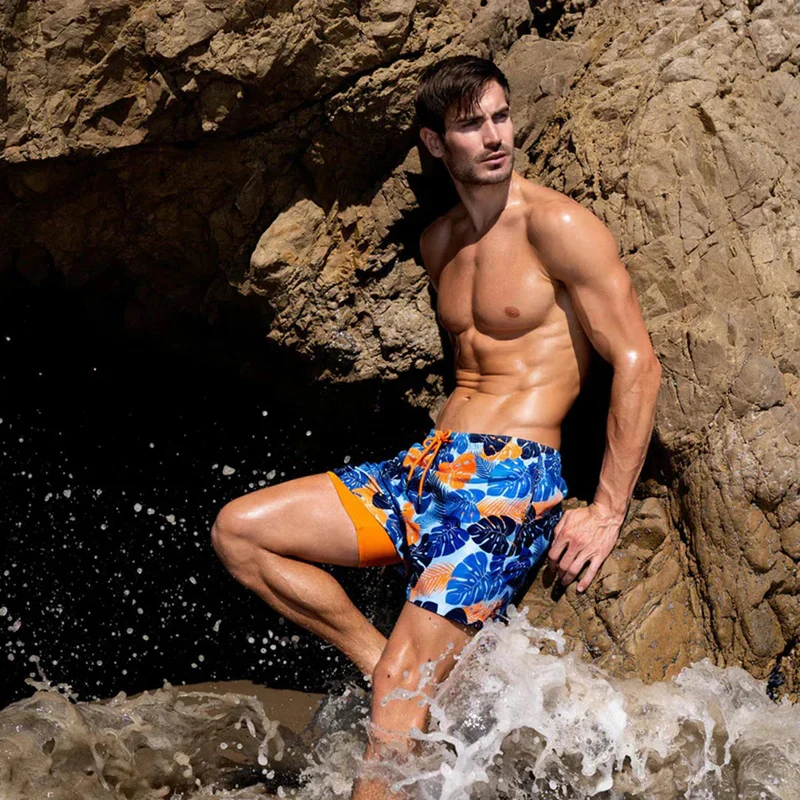 Nord Taschen | Herren 2 Lagige Schwimmshort Stilvolle BadNord Taschenekleidung für Männer
