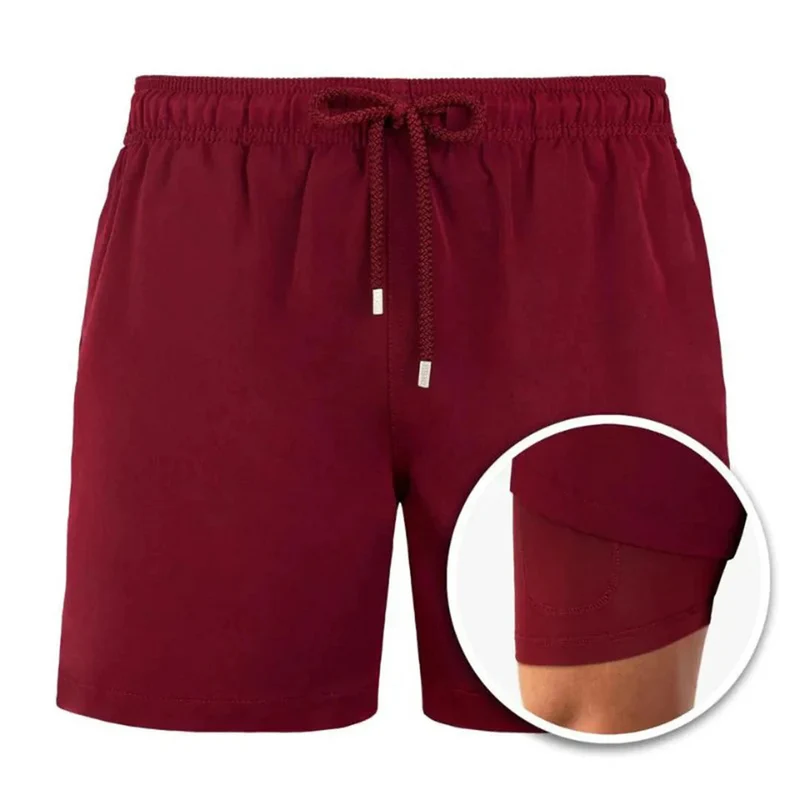 Nord Taschen | Herren 2 Lagige Schwimmshort Stilvolle BadNord Taschenekleidung für Männer