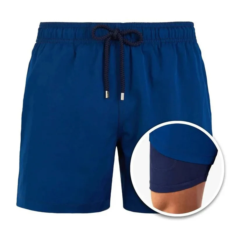 Nord Taschen | Herren 2 Lagige Schwimmshort Stilvolle BadNord Taschenekleidung für Männer