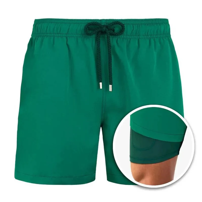 Nord Taschen | Herren 2 Lagige Schwimmshort Stilvolle BadNord Taschenekleidung für Männer