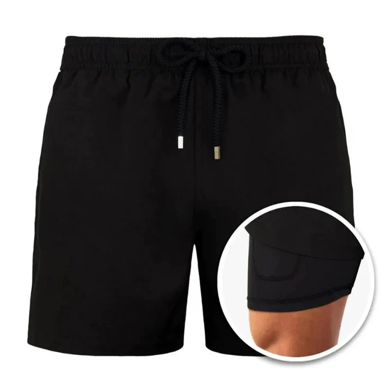 Nord Taschen | Herren 2 Lagige Schwimmshort Stilvolle BadNord Taschenekleidung für Männer