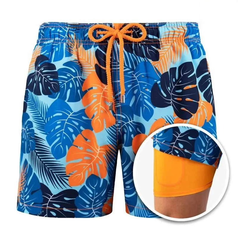 Nord Taschen | Herren 2 Lagige Schwimmshort Stilvolle BadNord Taschenekleidung für Männer