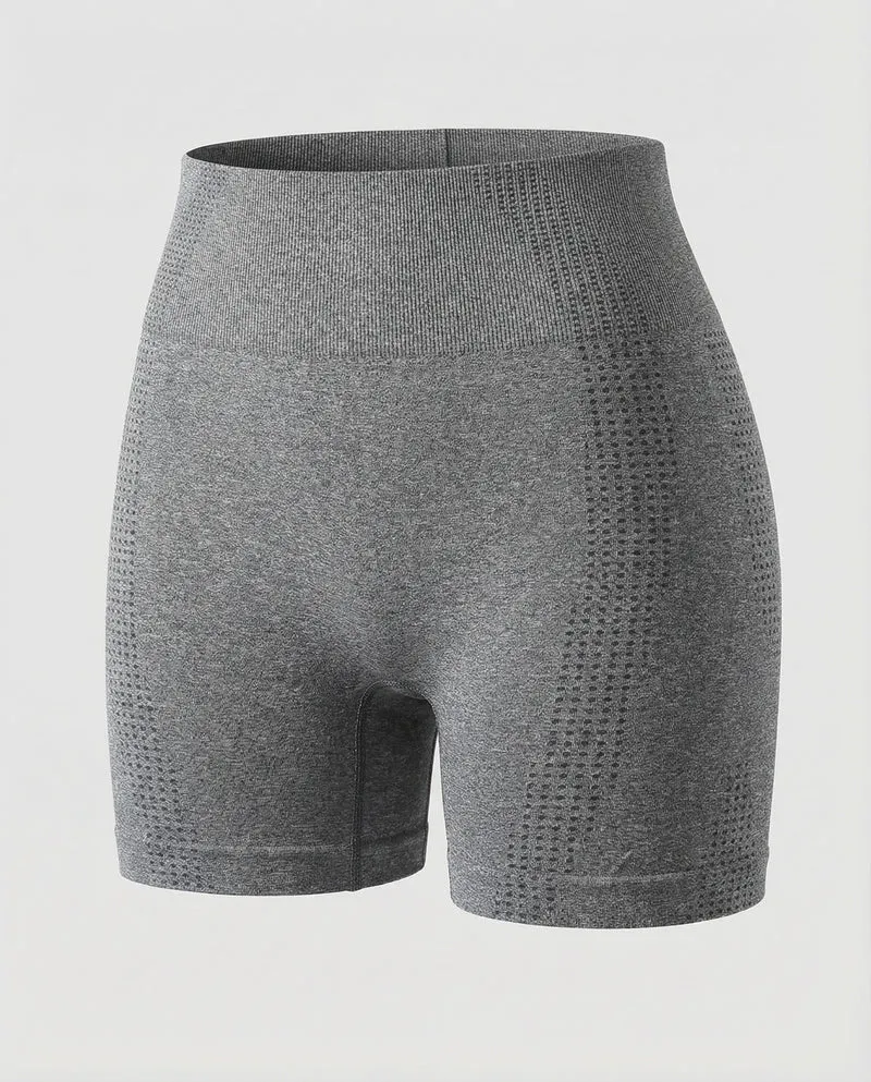 Damen nahtlose Shorts mit figurformender Stützwirkung